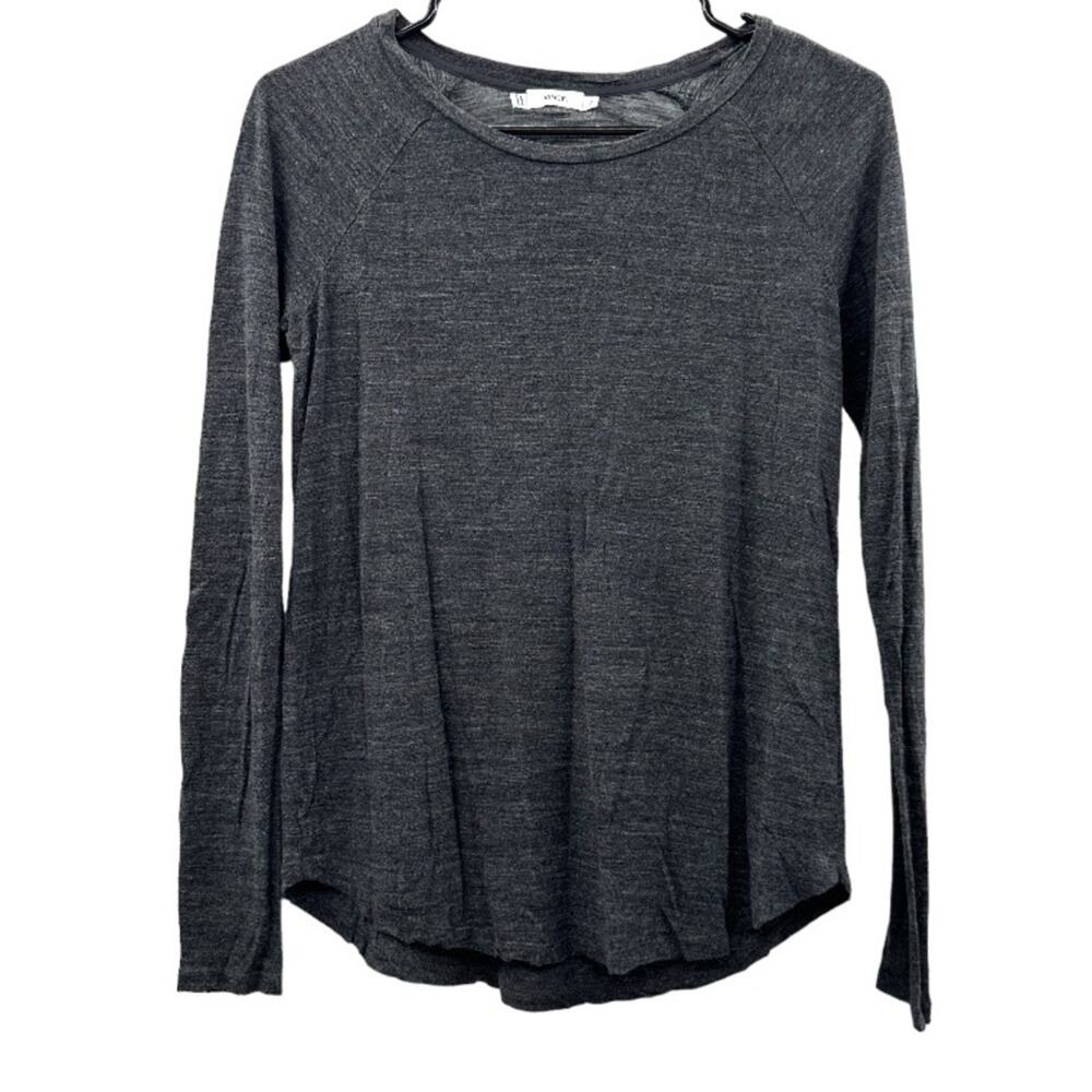Vince Heather Gray Long Sleeve‎ Pullover Lightweight Sweater Size XS